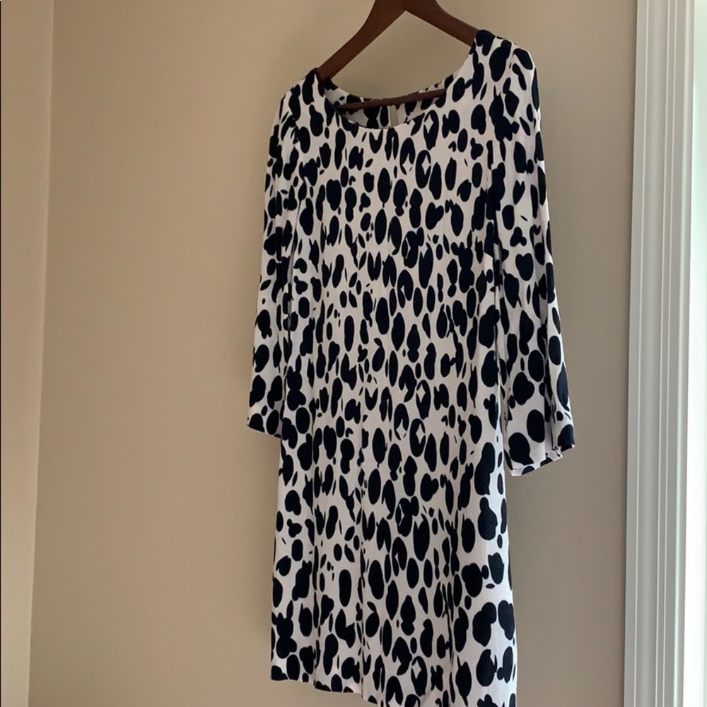 Boden animal print 3/4 tunic dress